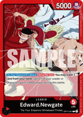 Edward.Newgate OP17-001 standaard Engelse kaart, One Piece Card Game