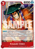 Kouzuki Oden OP17-007 standaard Engelse kaart, One Piece Card Game