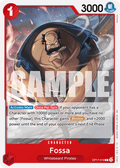 Fossa OP17-010 standaard Engelse kaart, One Piece Card Game