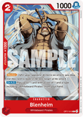 Blenheim OP17-012 standaard Engelse kaart, One Piece Card Game