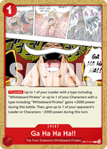 Ga Ha Ha Ha!! OP17-017 standaard Engelse kaart, One Piece Card Game