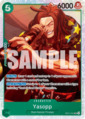 Yasopp OP17-031 standaard Engelse kaart, One Piece Card Game