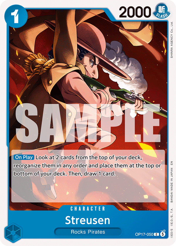 Streusen OP17-050 standaard Engelse kaart, One Piece Card Game