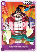 Scratchmen Apoo OP17-070 standaard Engelse kaart, One Piece Card Game