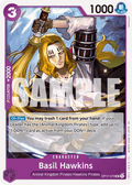 Basil Hawkins OP17-073 standaard Engelse kaart, One Piece Card Game