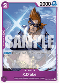 X.Drake OP17-075 standaard Engelse kaart, One Piece Card Game