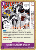 Kundali Dragon Swarm OP17-077 standaard Engelse kaart, One Piece Card Game