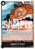Jaguar.D.Saul OP17-089 standaard Engelse kaart, One Piece Card Game