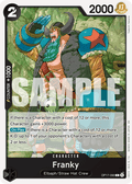 Franky OP17-090 standaard Engelse kaart, One Piece Card Game