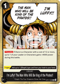 I'm Luffy!! The Man Who Will Be King of the Pirates!! OP17-096 standaard Engelse kaart, One Piece Card Game