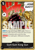 Gum-Gum Kong Gun OP17-098 standaard Engelse kaart, One Piece Card Game