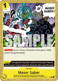 Maser Saber OP17-117 standaard Engelse kaart, One Piece Card Game