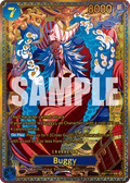 Buggy P-084 Gold SP Parallel uit OP17 – losse Engelse kaartafbeelding zonder sleeve of achtergrond